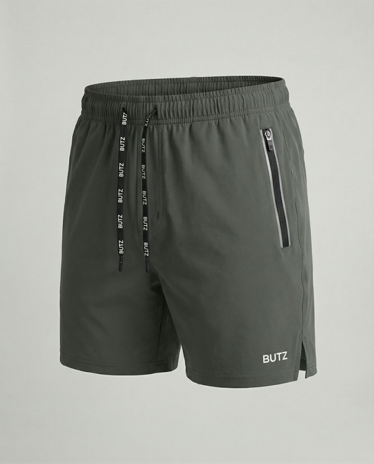 Herren Sportliche Multifunktions-Shorts mit schnell trocknender Technologie und praktischen Reißverschlusstaschen ShopNory