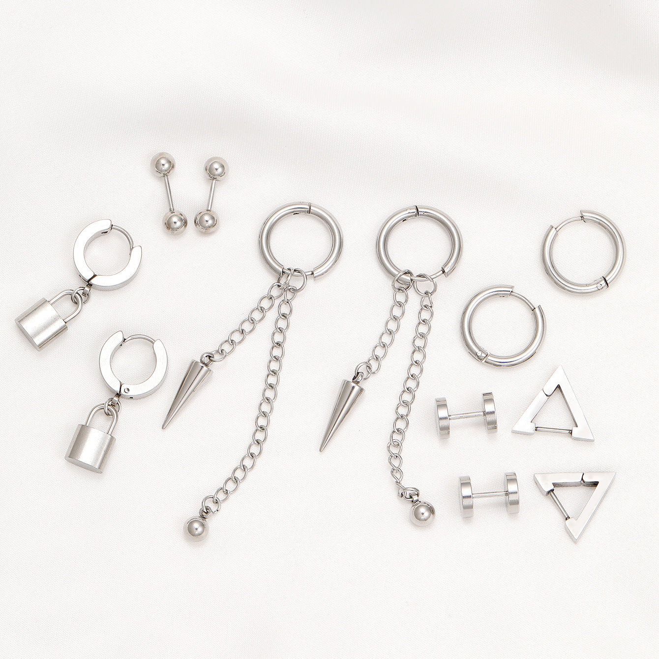 Damen Ohrschmuck Set mit modernen geometrischen und edgy Designs Shop Nory