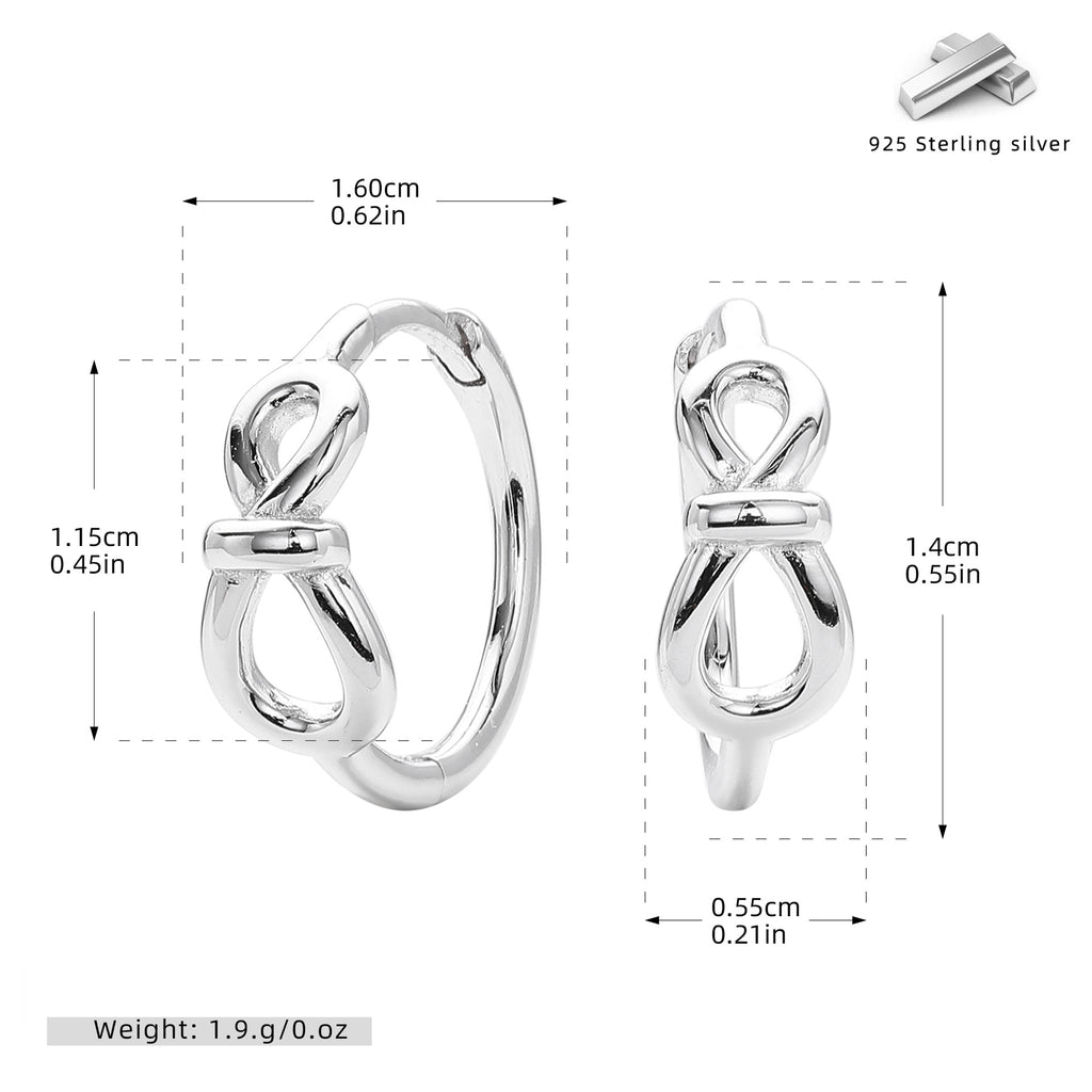 Damen Creolen mit verschlungenem Design Shop Nory