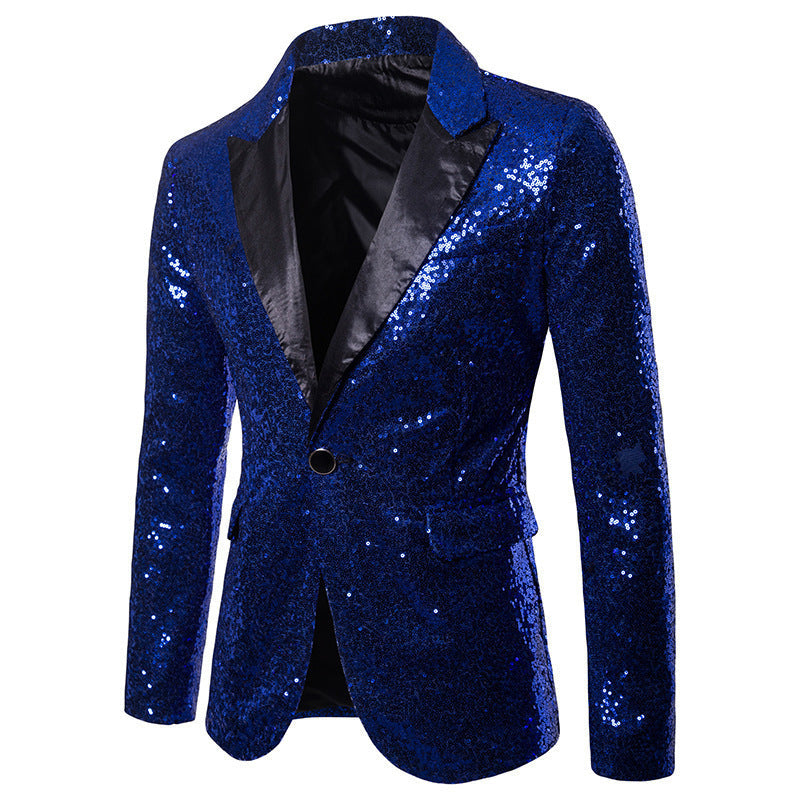 Herren Pailletten Formal Blazer ShopNory