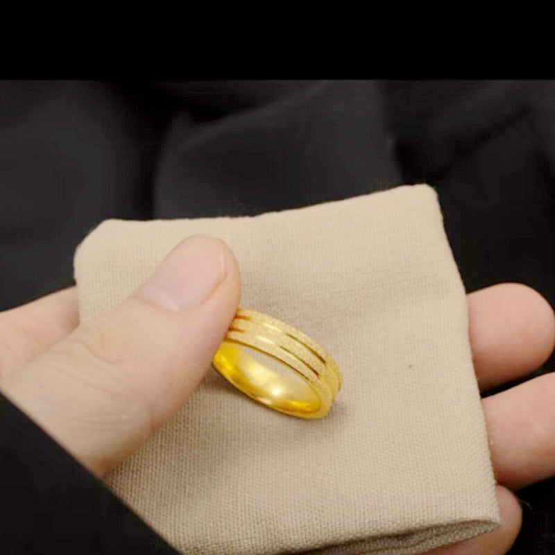Herren Ring mit modernem strukturiertem Oberflächenfinish Shop Nory