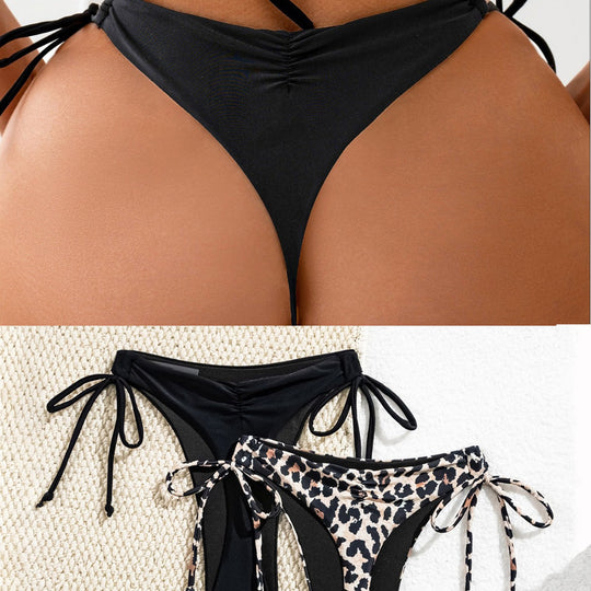 Damen Hochgeschnittener Bikini mit seitlichen BindShopnoryändern