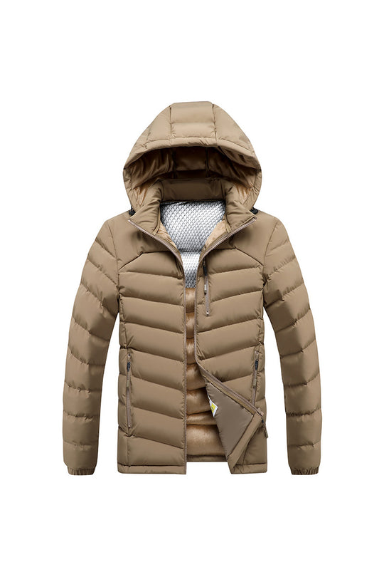 Herren Isolierte Steppjacke mit Kapuze und Thermoreflect-Innenfutter Shop Nory