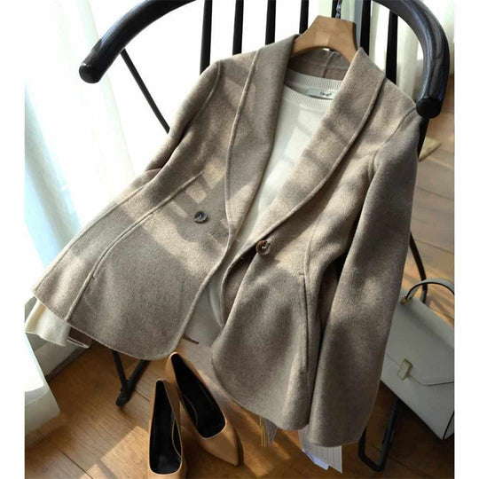 Damen Eleganter Wolle Blazer Shop Nory