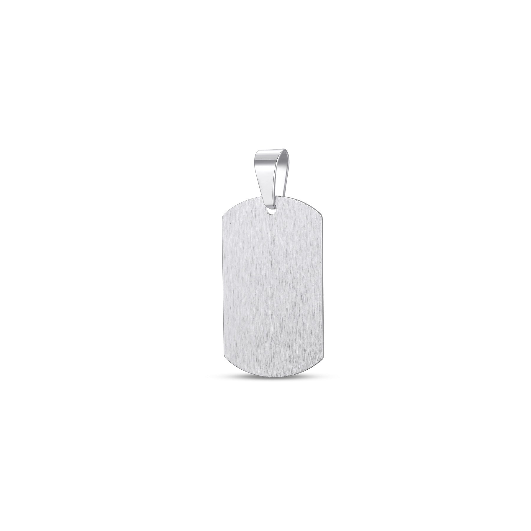 Damen gravierbarer Edelstahl-Anhänger im minimalistischen Design Shop Nory