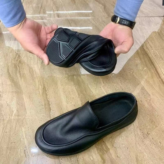 Damen Eleganter Leder-Slip-On-Loafer mit gepolstertem Fußbett und dezenter Plateausohle Shop Nory