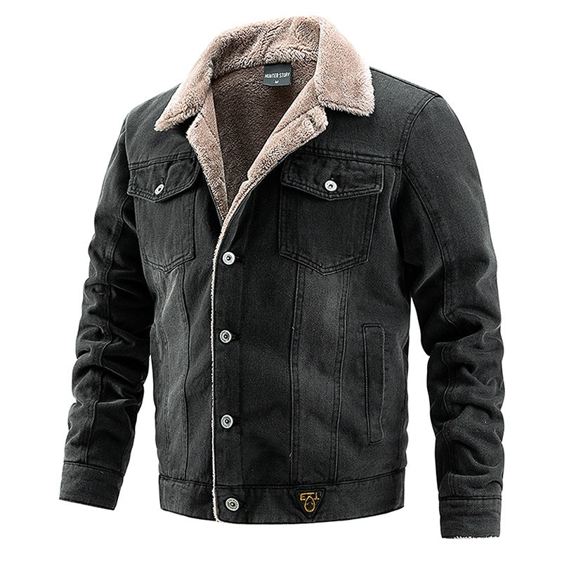 Herren Denimjacke mit Teddyfutter Shop Nory