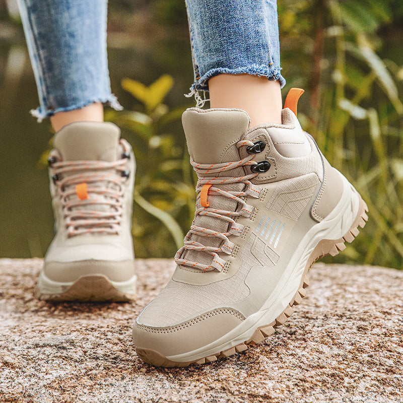 Damen Multifunktionale Wanderschuhe mit rutschfester Sohle und isolierendem Innenfutter