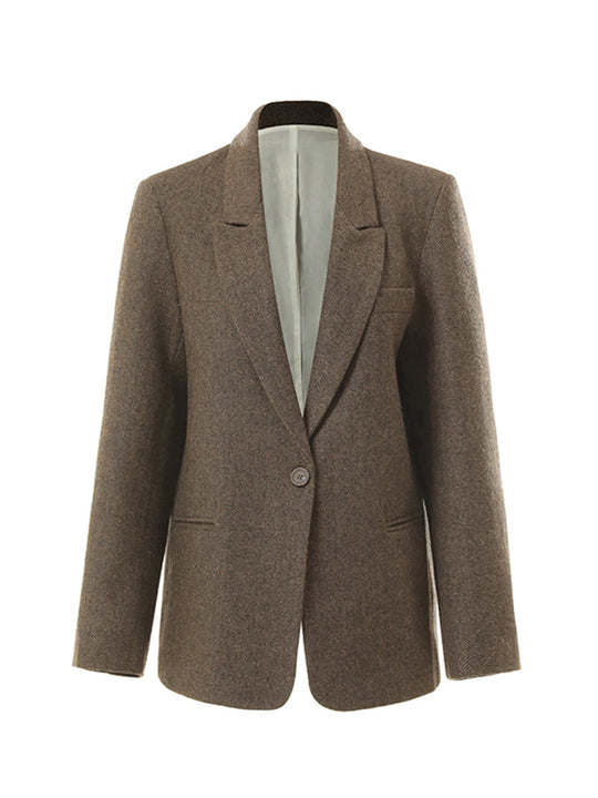 Damen Eleganter Wollblazer Shop Nory