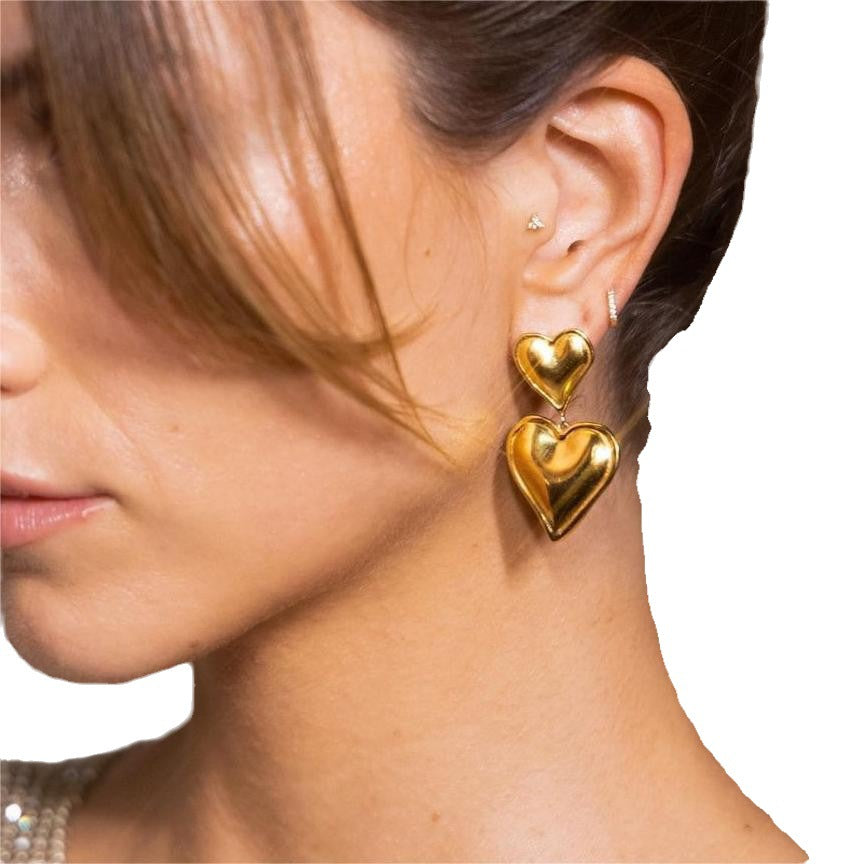 Damen Statement-Ohrstecker mit zeitgenössischem, skulpturalem Design Shop Nory