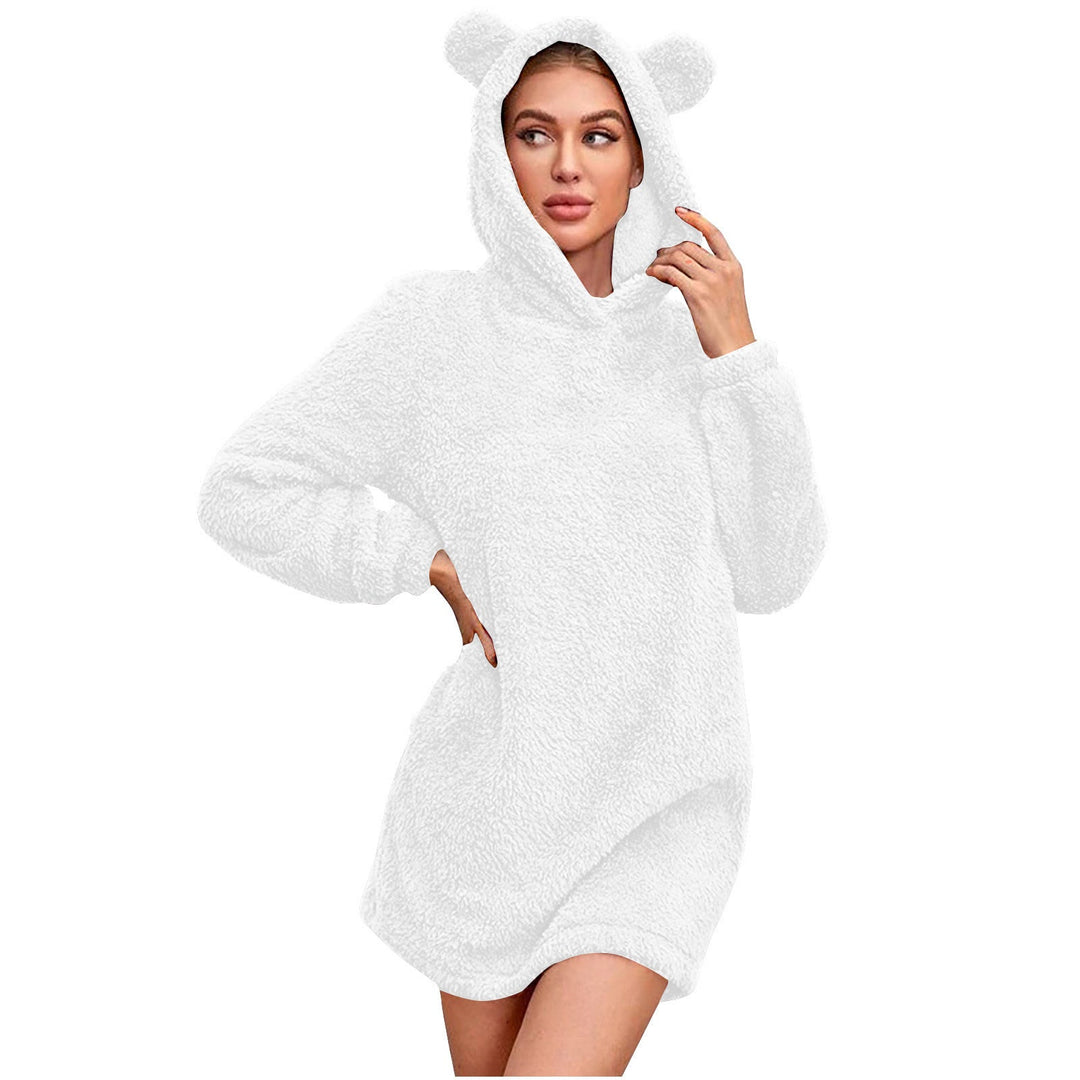 Damen Kuscheliger Hoodie mit Bärenohren