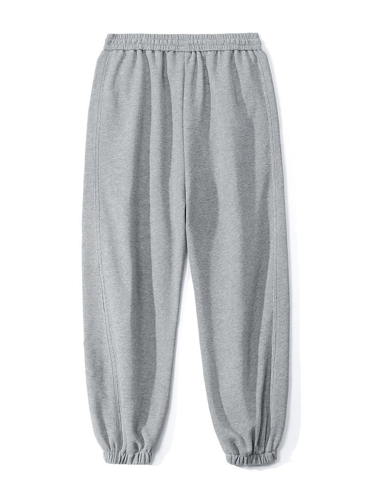 Unisex lässige Freizeit-Jogginghose aus Baumwollmix mit elastischem Bund und Saumbündchen Shop Nory