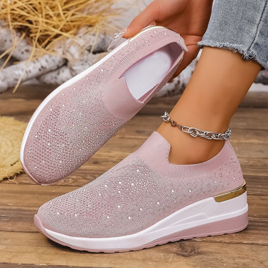 Damen Glitzernde Slip-On Sneaker