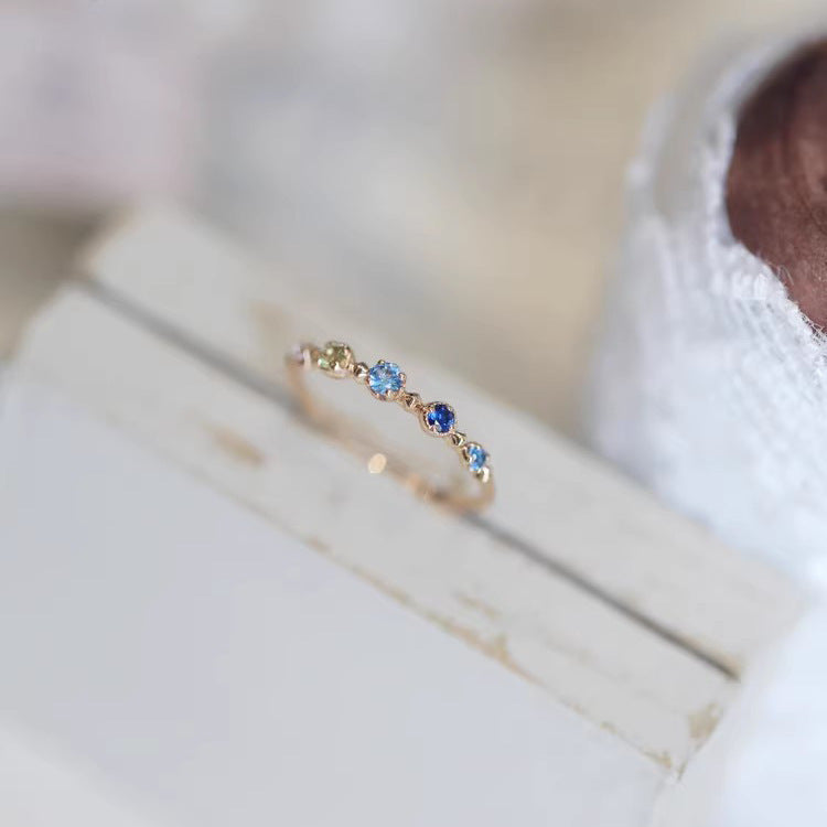 925 Sterling Silber Zirkon Geometrische Offene Ringe 925 Sterling Silber Ringe | Shop Nory