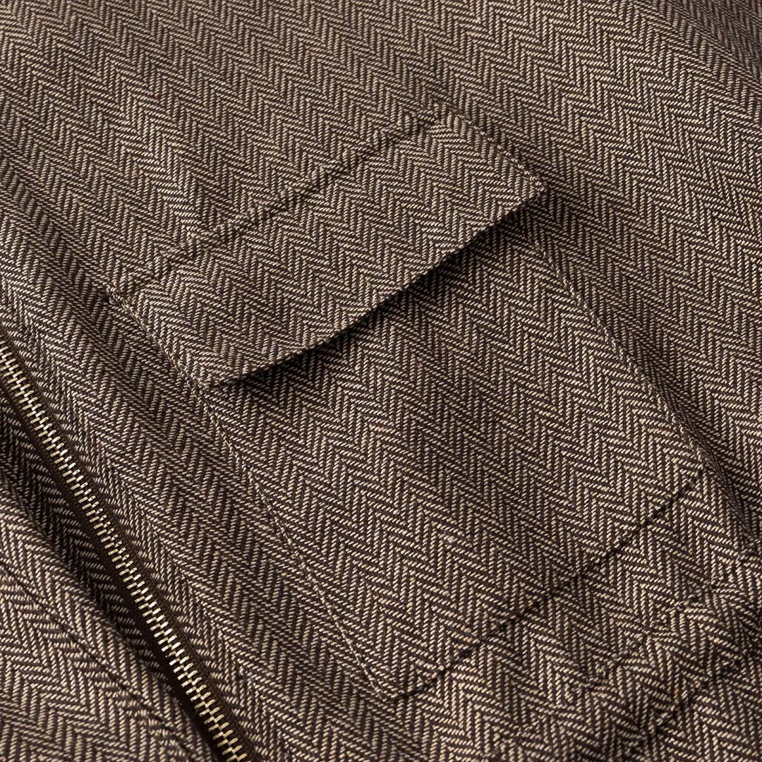 Damen Kurzärmelige Taillierte Übergangsjacke mit Reißverschluss, Tunnelzug und aufgesetzten Brusttaschen Shop Nory