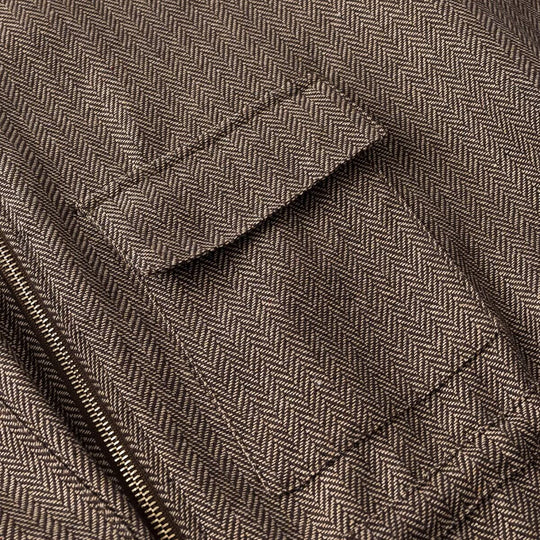 Damen Kurzärmelige Taillierte Übergangsjacke mit Reißverschluss, Tunnelzug und aufgesetzten Brusttaschen Shop Nory