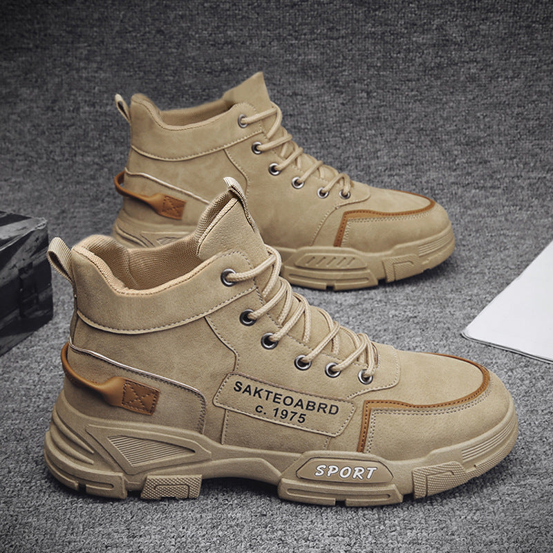 Damen High-Top Sport Sneakers mit rutschfester Profilsohle und atmungsaktivem Obermaterial