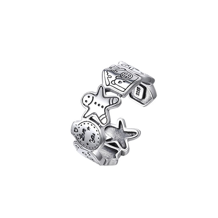 Damen Verspielter Ring mit kreativem Design und charmanten Motiven Shop Nory