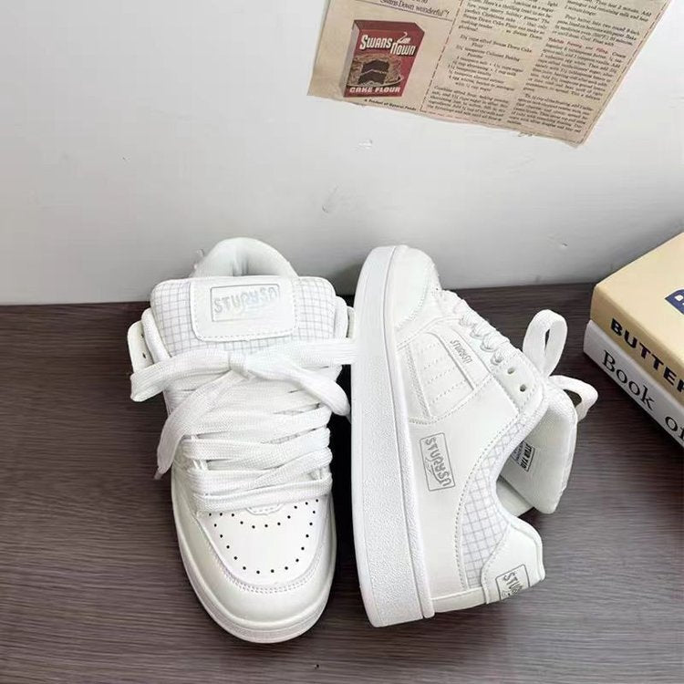 Damen Sneakers im zeitlosen Design mit gepolsterter Zunge und atmungsaktiver Obermaterialstruktur