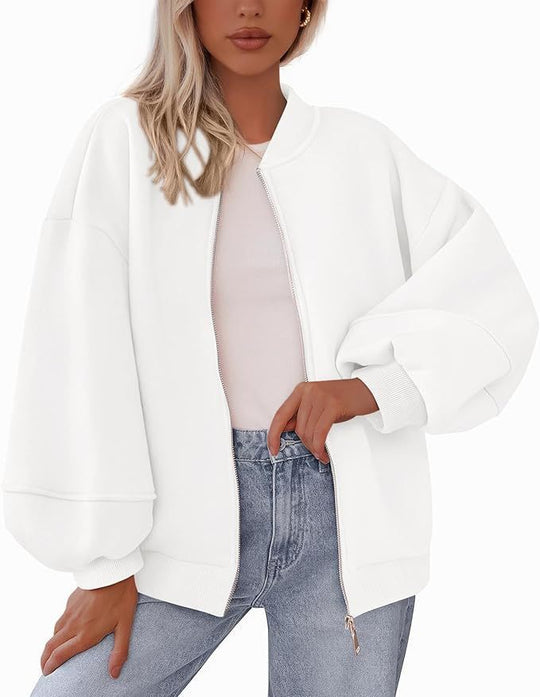 Damen Oversized Sweaterjacke