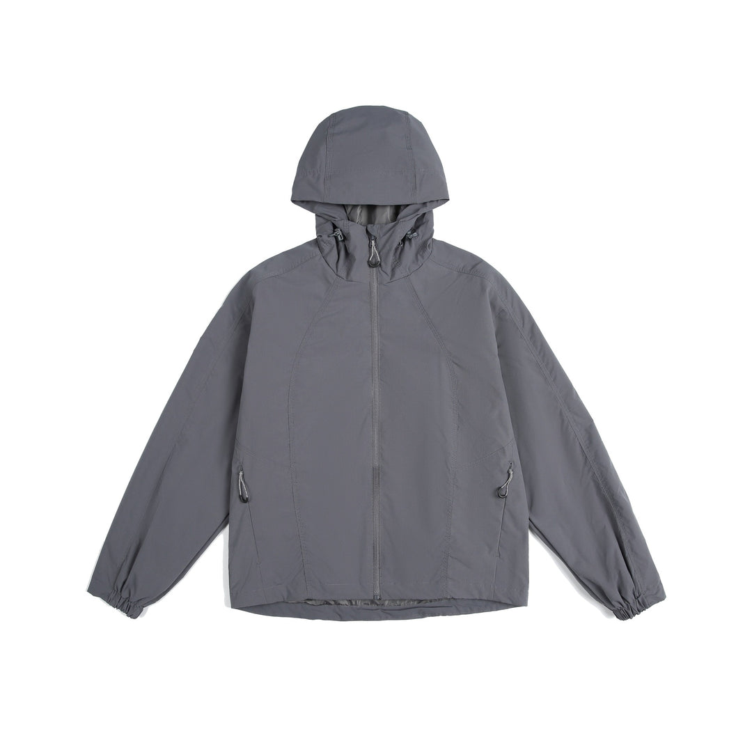 Damen leichte Windjacke mit Kapuze, verstellbarem Saum und wasserabweisender Funktion Shop Nory