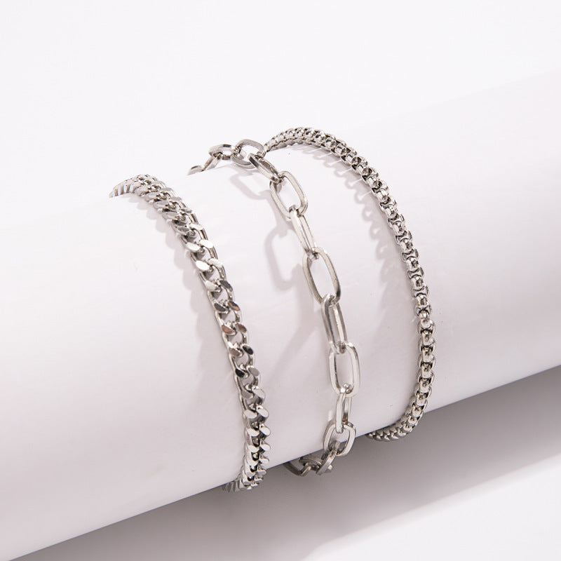 Damen Armband-Set mit eleganten und modernen Gliederdesigns Shop Nory