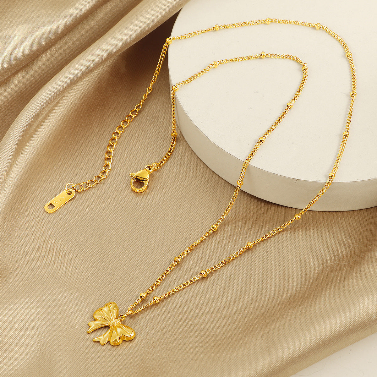 Damen Elegante Schmetterlings Anhänger Kette Shop Nory