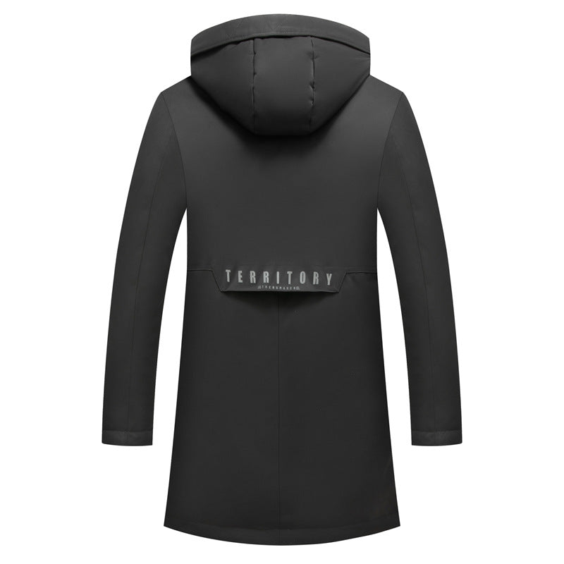 Herren Wasserdichter Steppparka mit Kapuze und Thermofutter Shop Nory