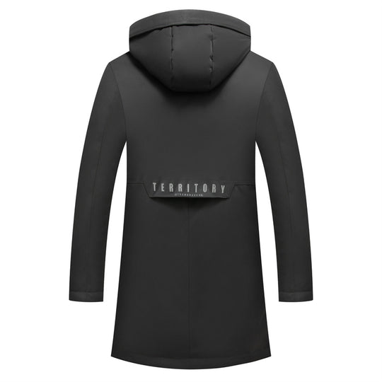 Herren Wasserdichter Steppparka mit Kapuze und Thermofutter Shop Nory