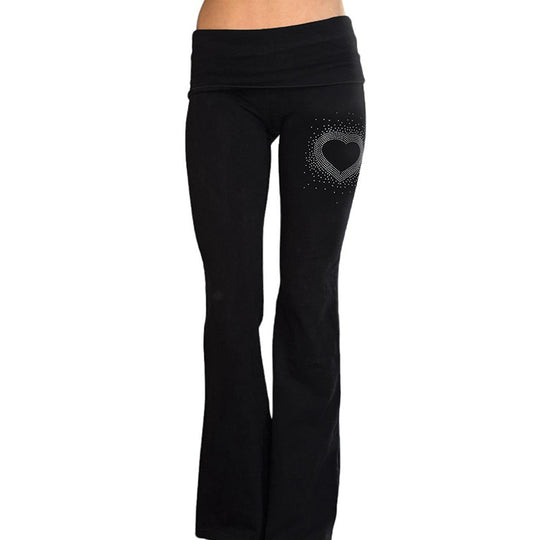 Damen nan leichte Jersey Loungehose mit Tunnelzug und weitem Bein Shop Nory