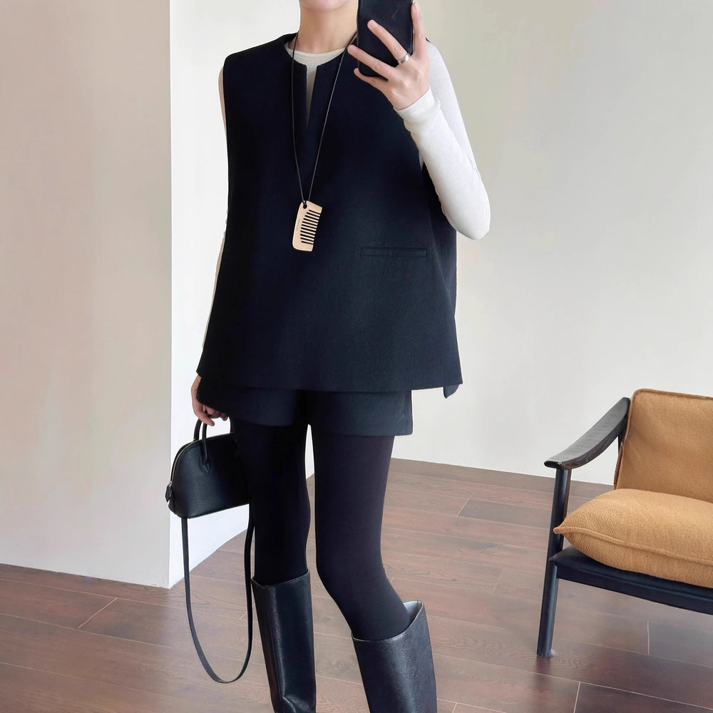 Damen Elegante Weste aus feinem Stoff Shop Nory