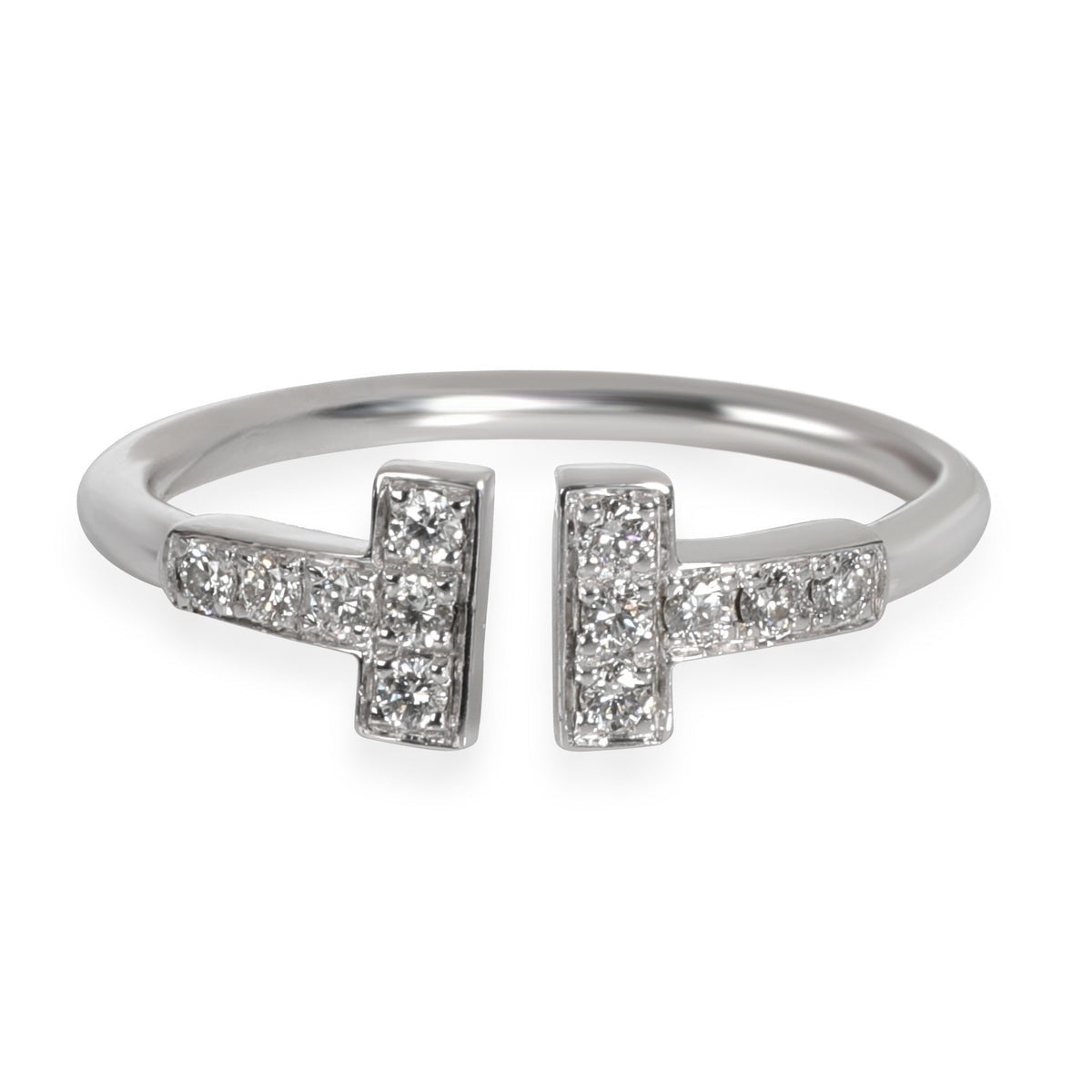 Damen zart verzierter Zirkonia-Ring im modernen Design Shop Nory