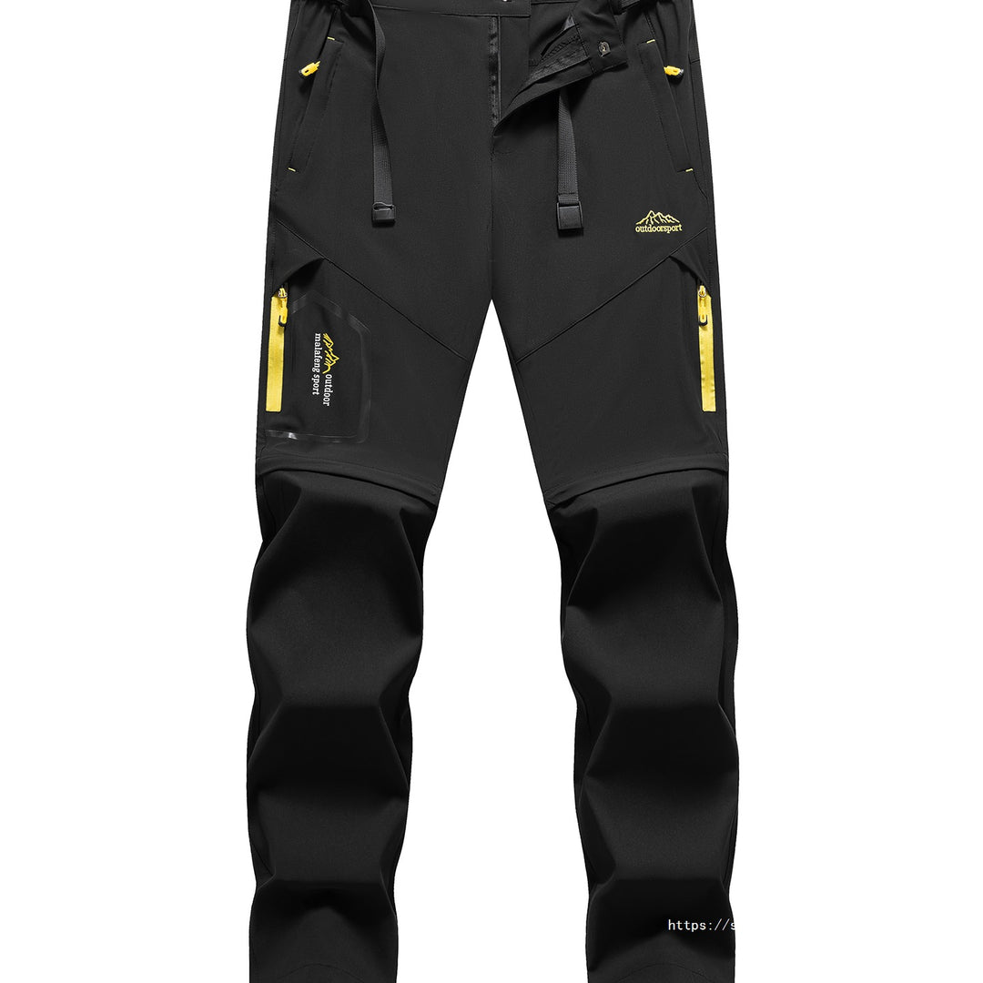 Herren Technische Softshell Zipp‑Wanderhose mit abnehmbaren Beinen und verstellbarem Gürtel Shop Nory