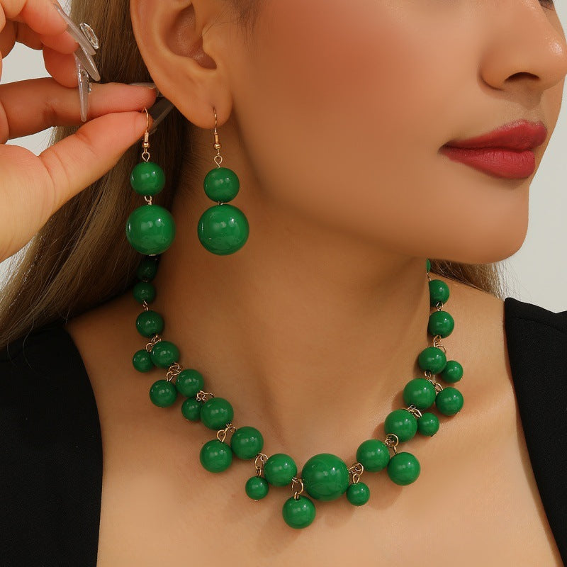 Damen Schmuckset mit gewagtem Perlen-Design Shop Nory