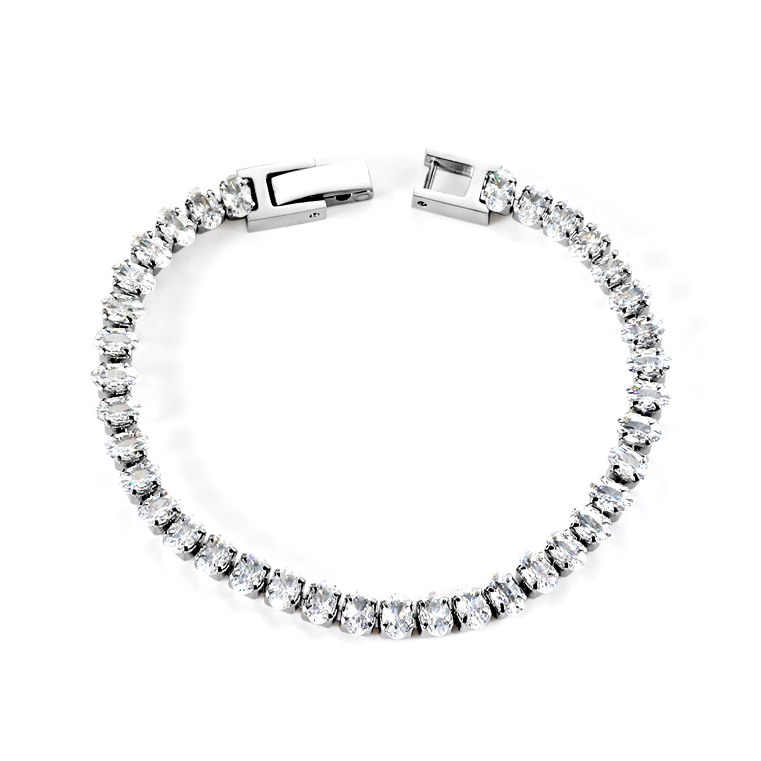 Damen elegante Armbanduhr mit funkelnden Kristallen und hochwertiger Edelstahl-Beschichtung Shop Nory