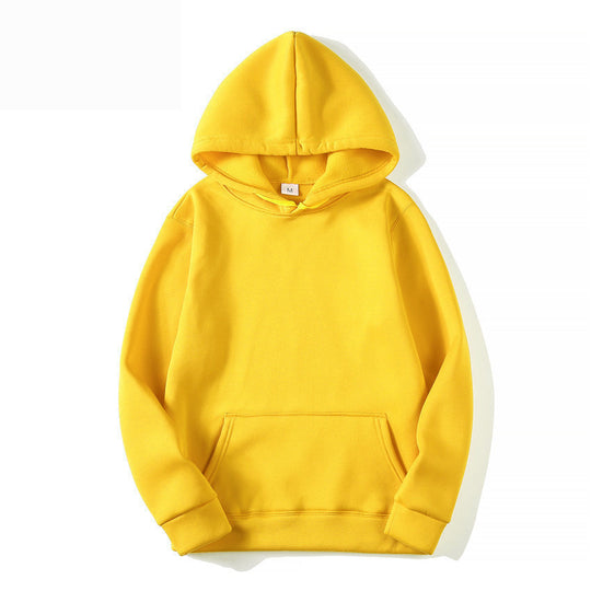 Unisex schlichter Kapuzenpullover mit Kängurutasche, gerippten Bündchen und relaxed Fit Shop Nory
