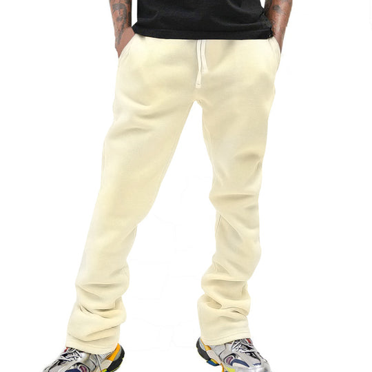 Herren Locker geschnittene Fleece-Jogginghose mit Tunnelzug, Seitentaschen & geradem Bein Shop Nory
