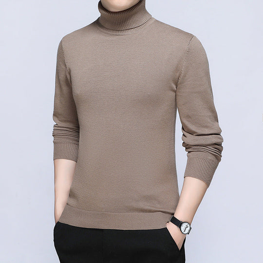 Herren Rollkragenpullover aus hochwertiger, atmungsaktiver Baumwolle