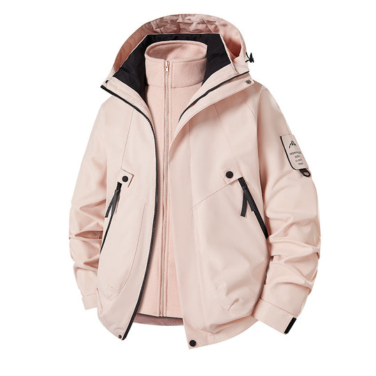 Herren 3‑in‑1 Softshell-Parka mit abnehmbarer Fleece-Innenjacke und technischer Kapuze Shop Nory