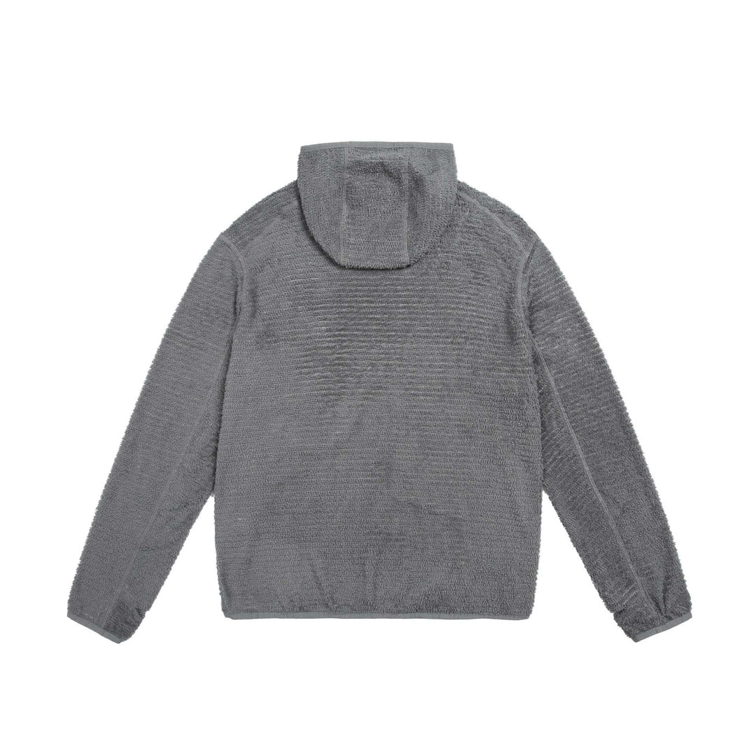 Unisex kuscheliger Kapuzen-Fleecepullover mit Brust-Reißverschlusstasche und elastischem Saum Shop Nory