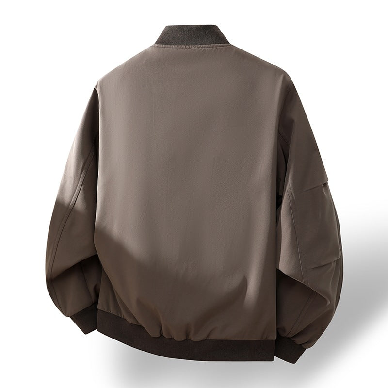 Herren Modische Bomberjacke mit Innenfutter Shop Nory