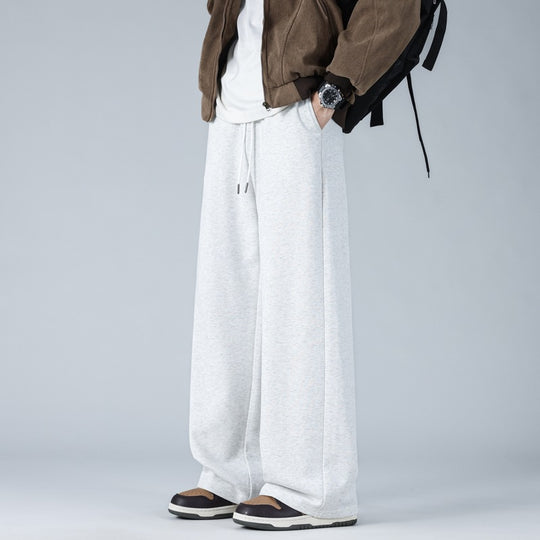 Herren Weite Oversize-Baggy-Loungehose mit Tunnelzugbund und fließender Jersey‑Qualität Shop Nory