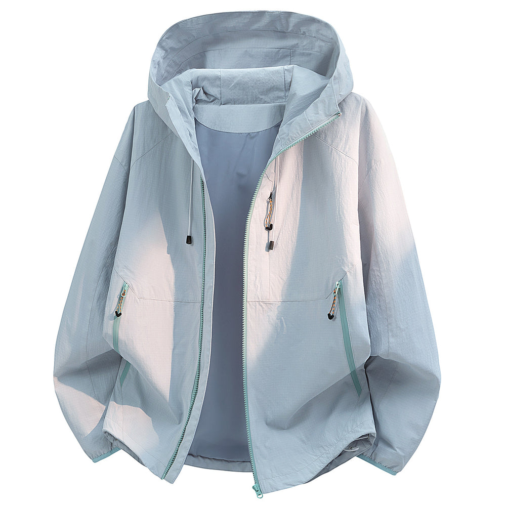 Damen Wasserabweisende Übergangsjacke mit Kapuze Shop Nory