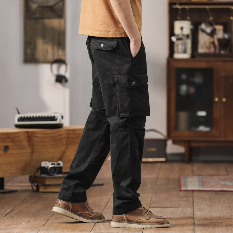 Herren Robuste Relaxed-Fit Cargohose mit verstärkten Knien und Mehrfach-Taschen Shop Nory