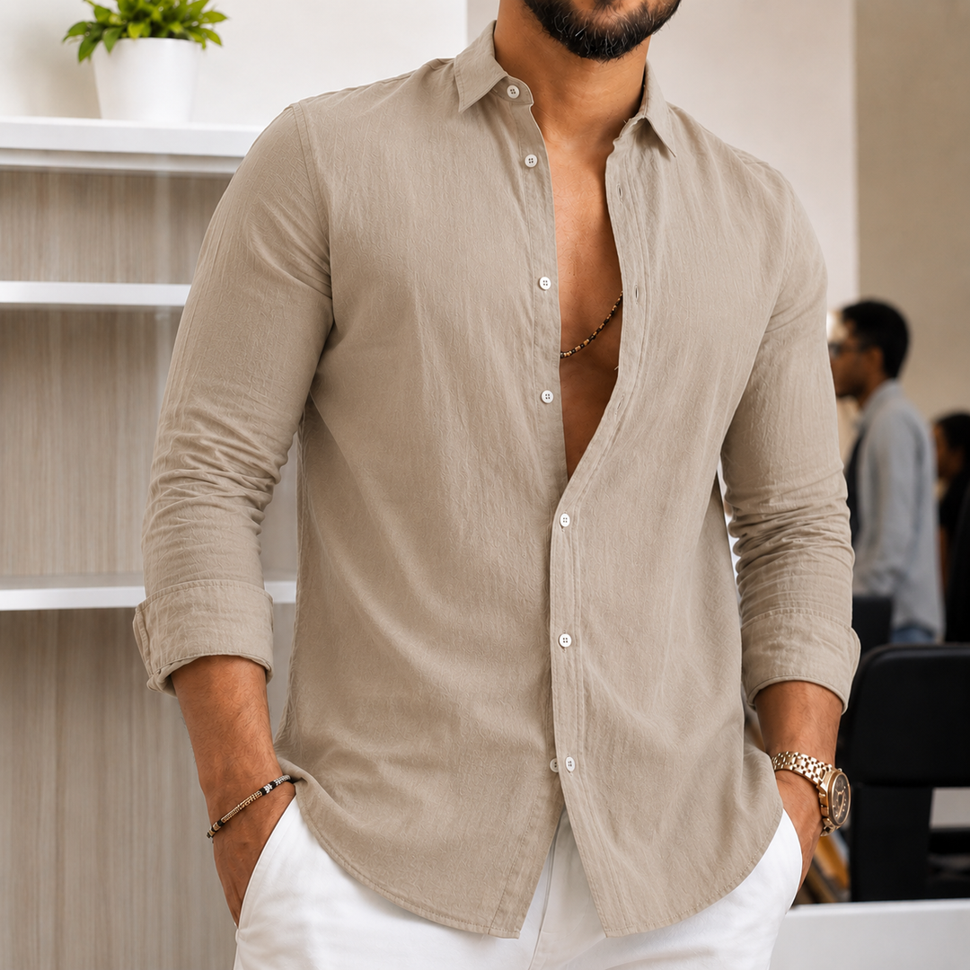 Herren Leichtes Leinenhemd ShopNory