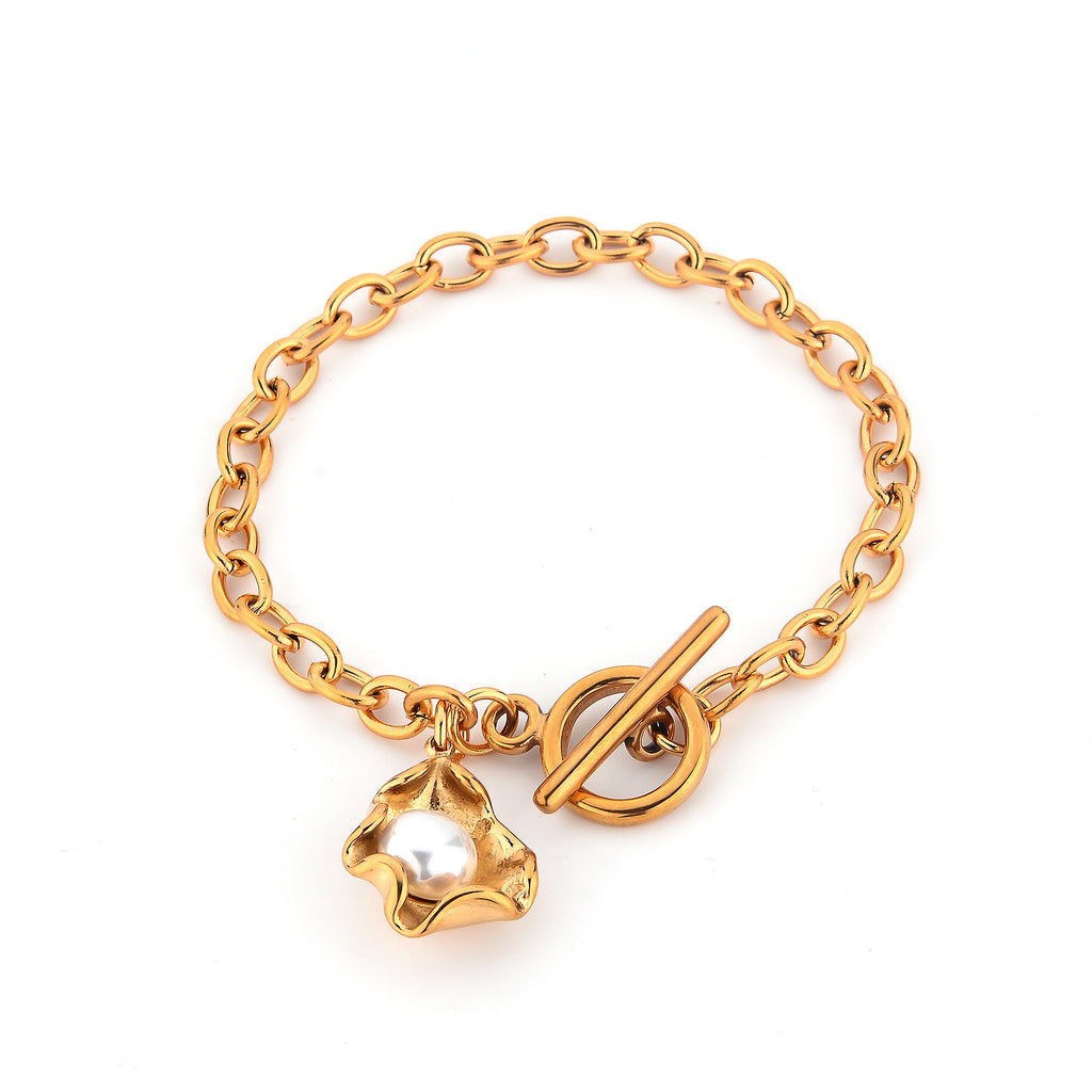 Damen Luxusarmband mit eleganter Medaillon-Applikation Shop Nory