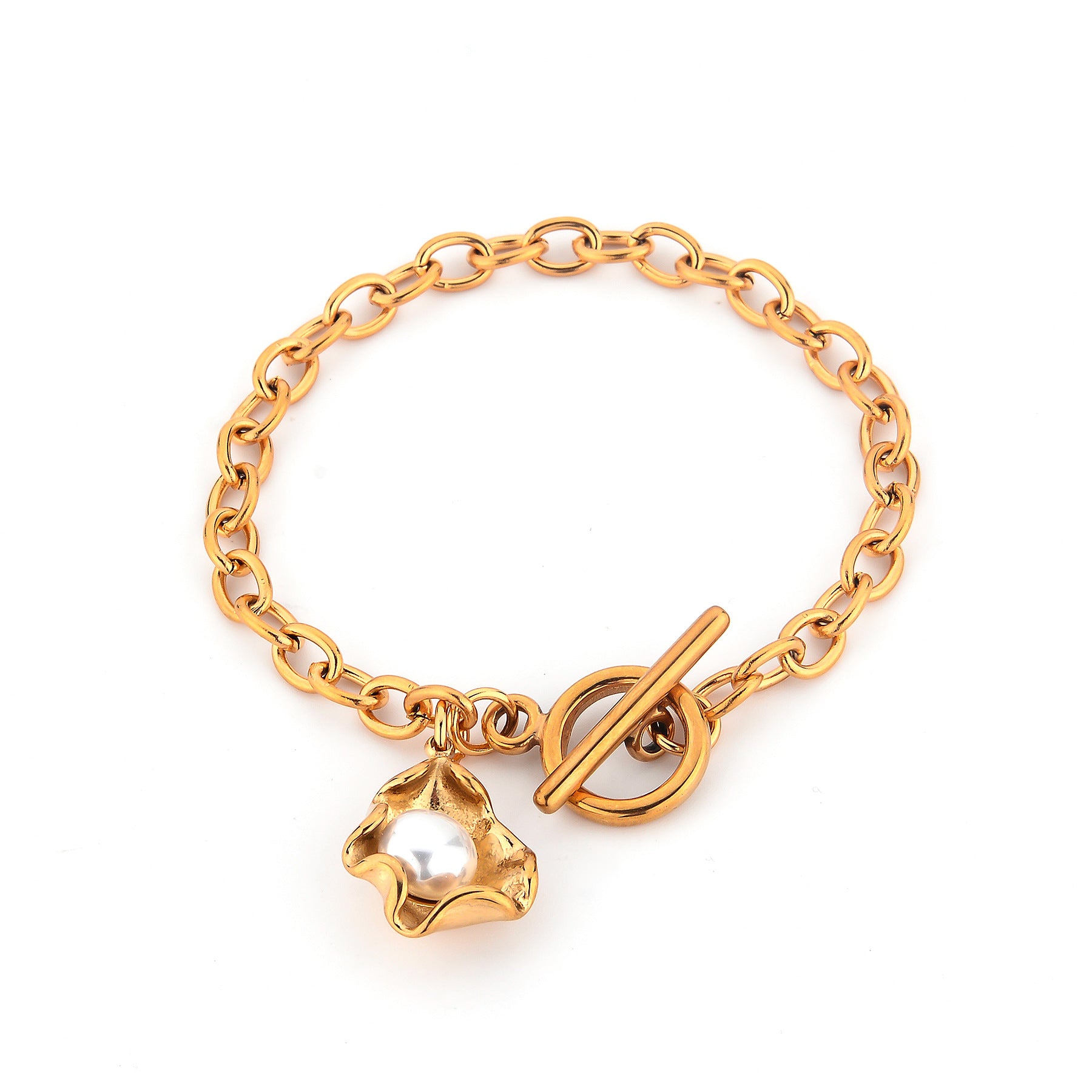 Damen Luxusarmband mit eleganter Medaillon-Applikation Shop Nory