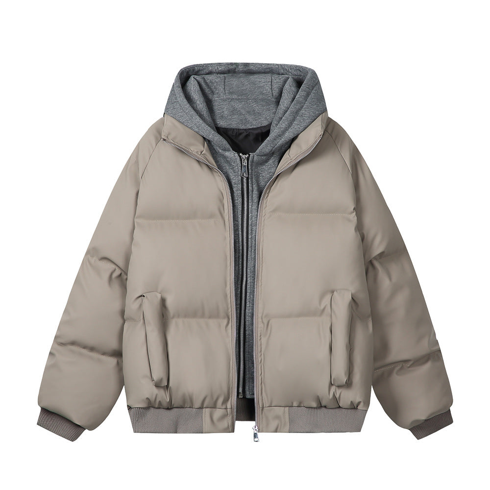 Damen Modische Steppjacke mit abnehmbarer Kapuze Shop Nory