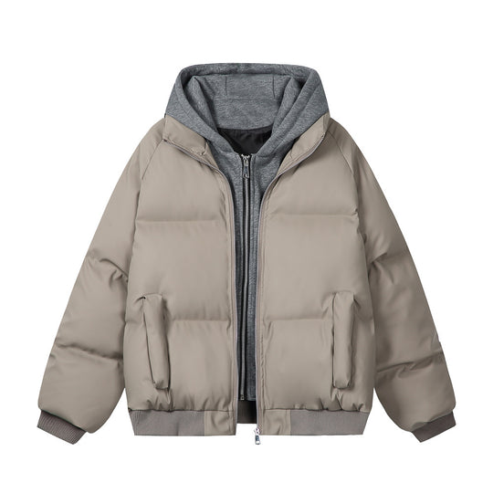 Damen Modische Steppjacke mit abnehmbarer Kapuze Shop Nory