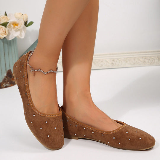 Damen Elegante und funkelnde Ballerinas